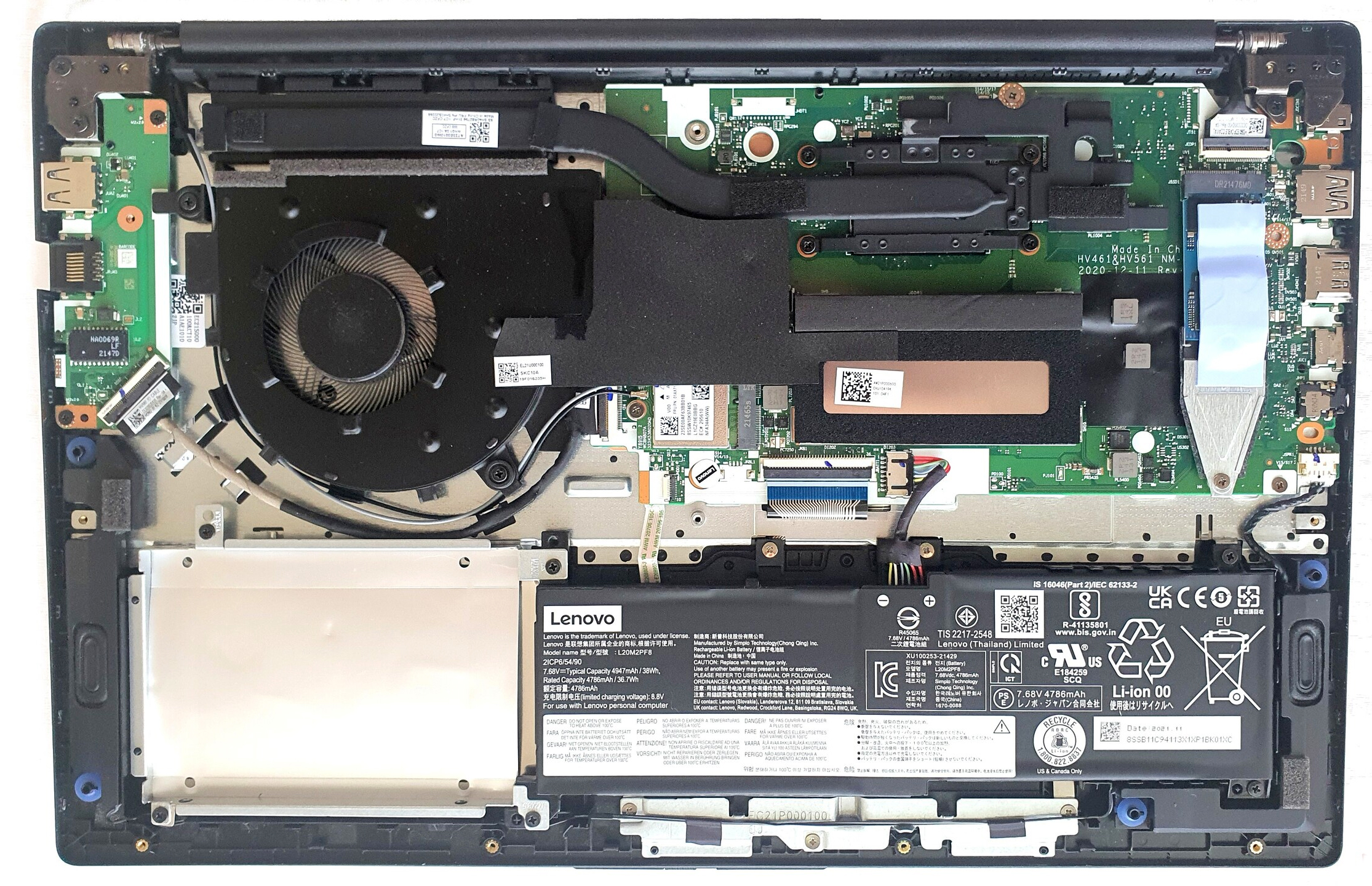 How to replace and fix Lenovo V15 G2-ITL 82KB V15 G2-ALC 82KD V15 G2 IJL 82QY DC Power Jack Charging Port Cable Socket Plug Connector (Lenovo V15 G2 ALC-82KD003XGE)